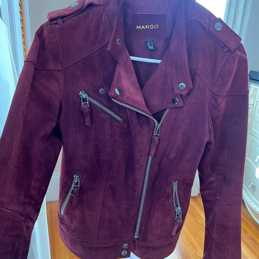 Mango Leather Jacket